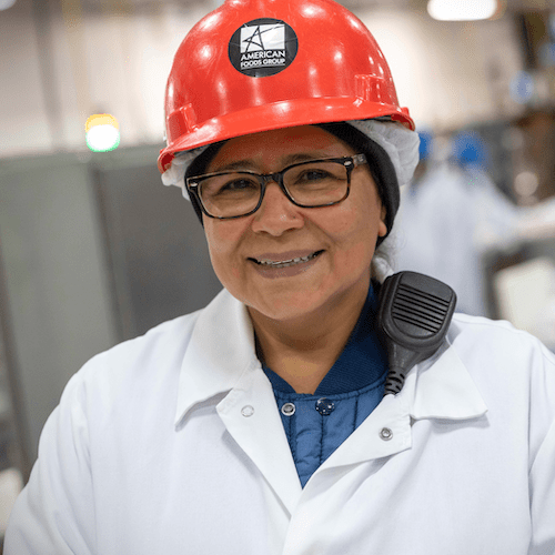 woman in hard hat
