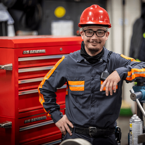 man in hard hat