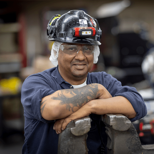 man in hard hat